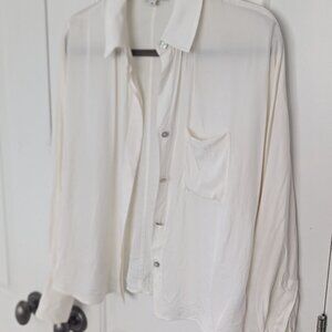 Vince Silk Button-Up